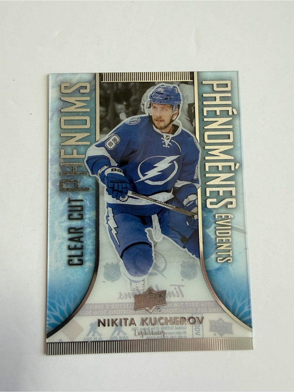 Nikita Kucherov Tampa Bay Lightning Hockey Card - Clear Cut Phenoms
